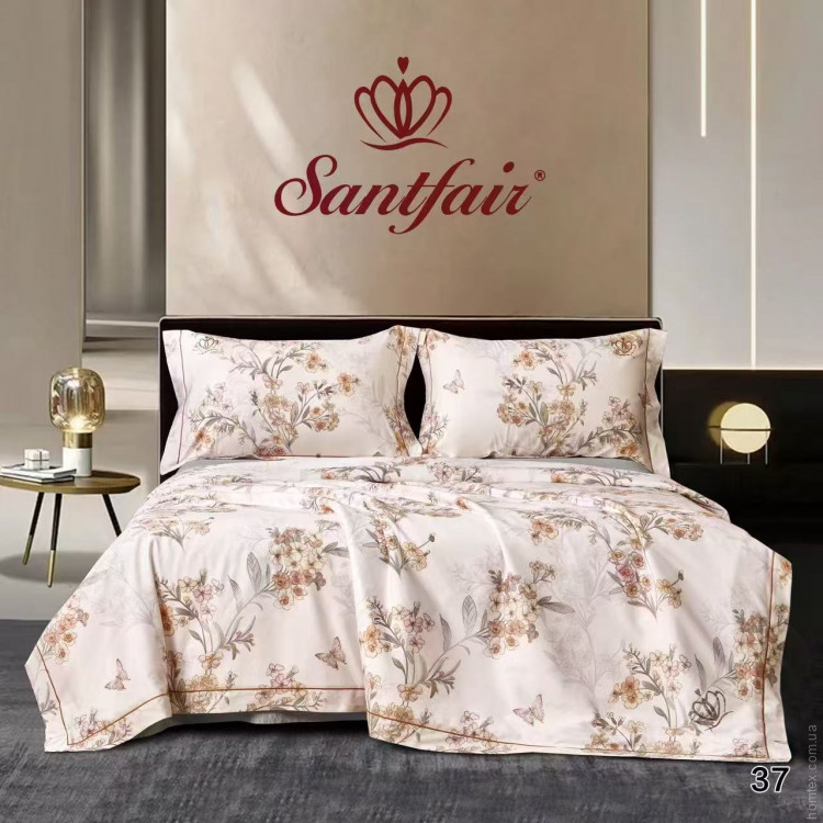 Постільна білизна з літньою ковдрою Santfair євро, модель 37