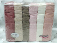 Набор махровых полотенец Miasoft V7 из 6 шт. 70x140 см 