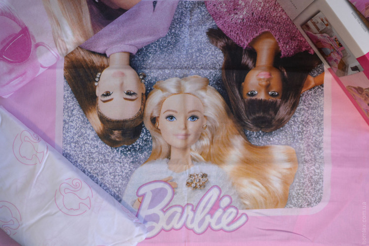 Постельное белье Tac Disney Barbie pink Power детский
