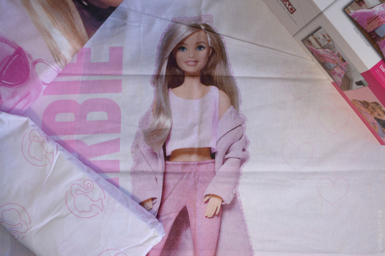 Постельное белье Tac Disney Barbie pink Power детский