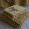 Набор простынь La Modno 240x260 см с наволочками 50х70 см Stonewashed Elegant Golden Yellow