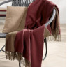 Плед Biederlack Plaid pepper-cashew 130x170 см шерстяной