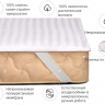 Наматрасник Mirson DeLuxe Cotton 60x120 см, №269 (непромокаемый с резинкой по углам)
