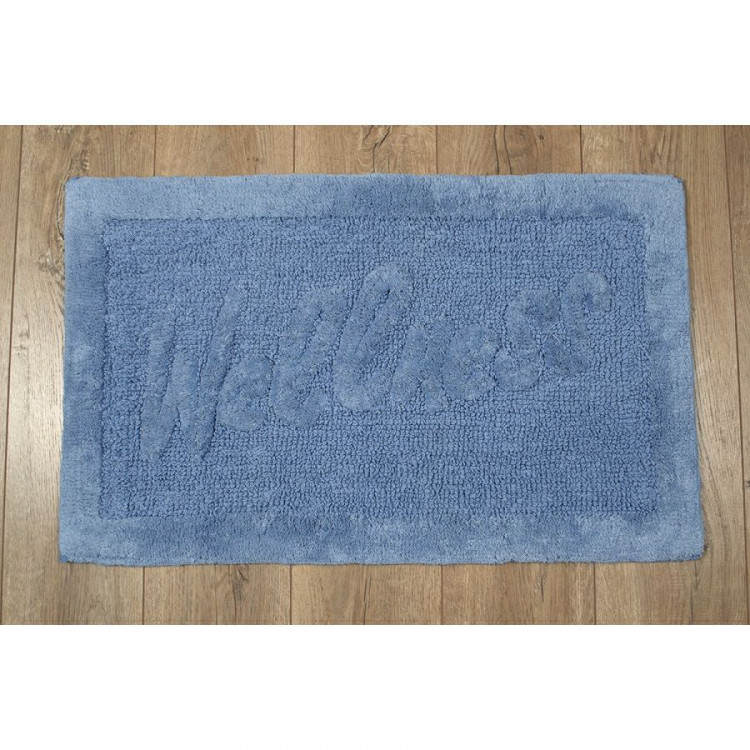 Коврик для ванной Irya Welness blue голубой 50x80 см