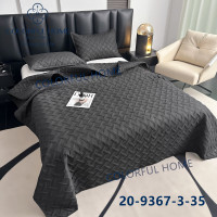 Покривало з мікрофібри Colorful Home 200х230 см з наволочками, модель 12