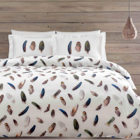 Постельное белье Tivolyo Home Gala white семейный