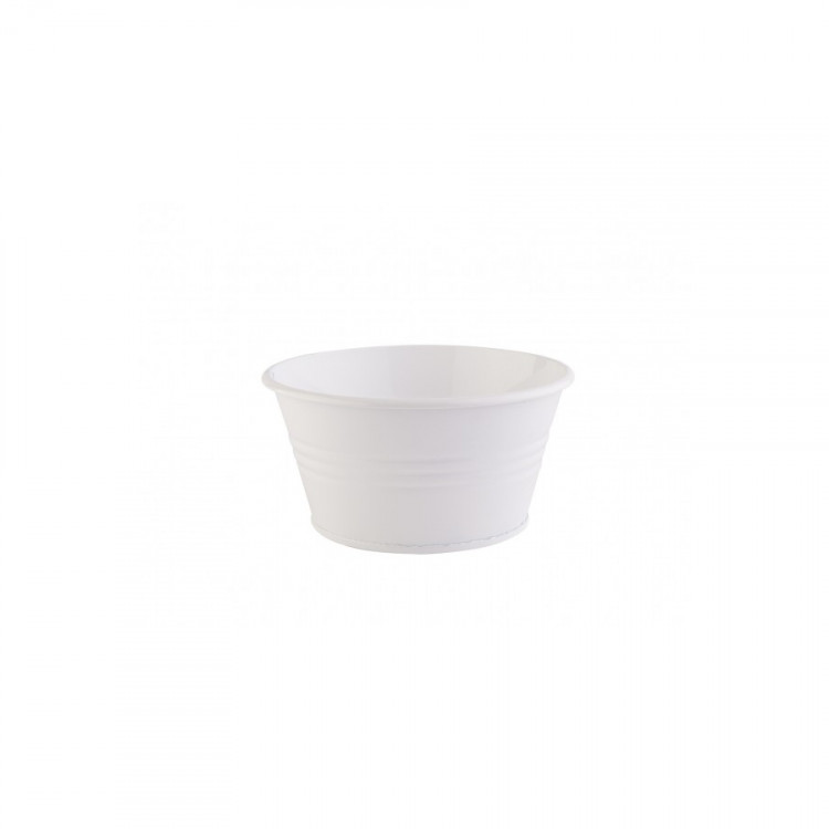 Декоративная ваза Barine Metal Pot White