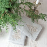 Набор кухонных полотенец Pavia Christmas tree V2 серый 45x70 см 