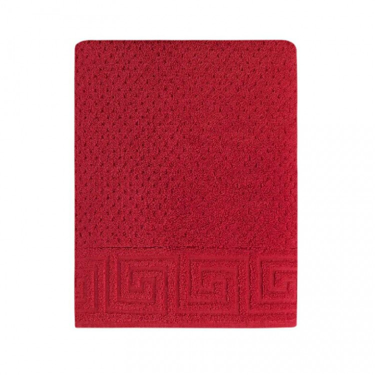 Полотенце Arya Meander красный 70x140 см