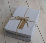 Набор простынь La Modno 240x260 см с наволочками 50х70 см Stonewashed Elegant Pearl Gray