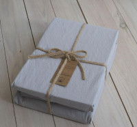 Набор простынь La Modno 240x260 см с наволочками 50х70 см Stonewashed Elegant Pearl Gray