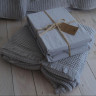 Набор простынь La Modno 240x260 см с наволочками 50х70 см Stonewashed Elegant Pearl Gray