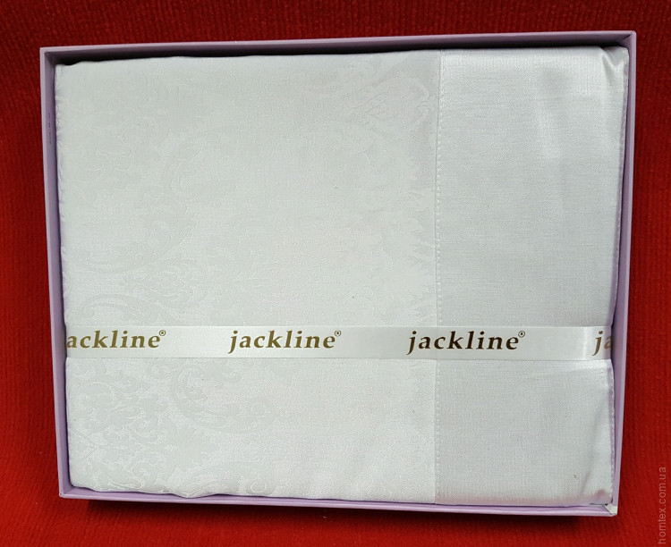 Скатерть Jackline Damascus White 5699-9 160x220 см