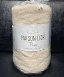 Простынь махровая на резинке с наволочками Maison D'or 180x200 см бежевая