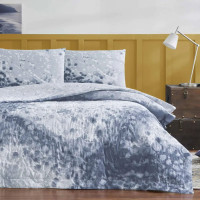 Постельное белье TAC Trixy blu с покрывалом стеганым 220х230 см