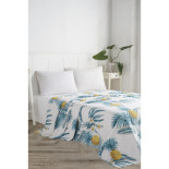 Покрывало-пике Eponj Home CustomAnanas beyaz вафельное 160x235 см