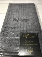 Махровое полотенце - коврик для ванной 50х90 см. Soft cotton LOFT 2 