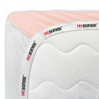 Простынь на резинке Sonex Aero Light Peach 200x200 + 25 см