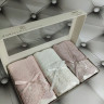 Набор махровых полотенец Pupilla из 3-х штук 30x50 см, модель 19
