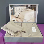Постельное белье Maison D'or Maison Deluxe бежевое евро