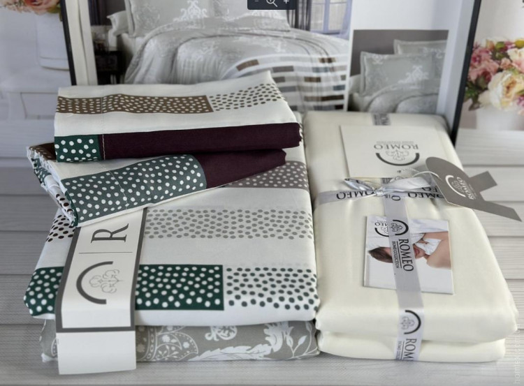 Постельное белье Romeo Home сатин Kaylee евро