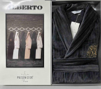 Халат махровый Maison Dor Alberto серый L