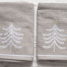 Набор кухонных полотенец Pavia Christmas tree V3 бежевый 45x70 см