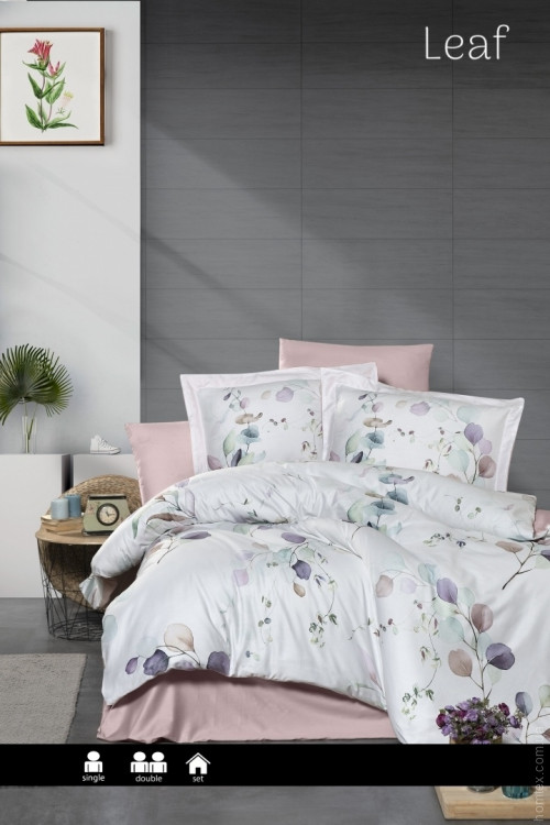 Постельное белье First Choice Leaf сатин 3D семейное