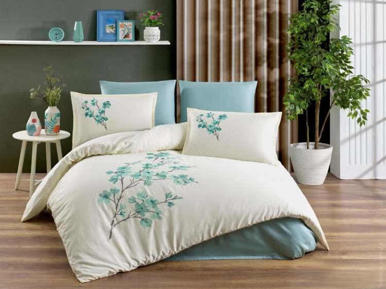 Постельное белье Zeron Bedar mint евро
