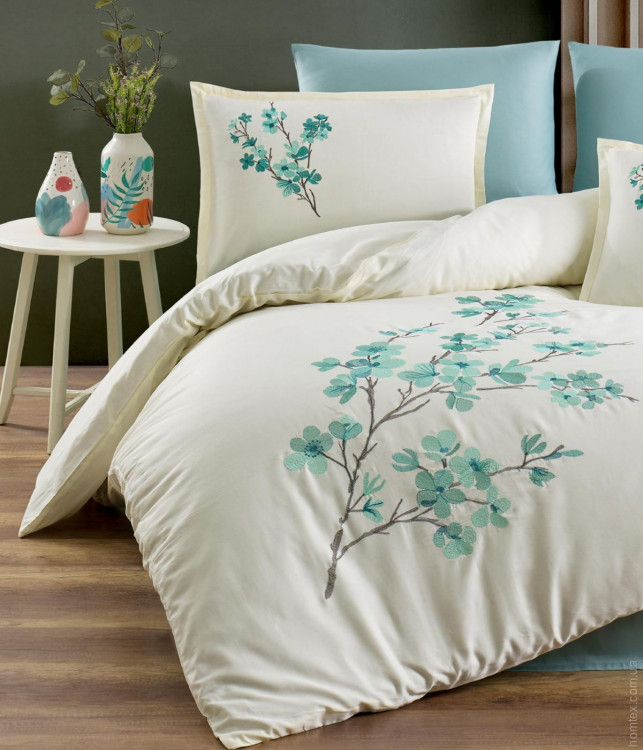 Постельное белье Zeron Bedar mint евро