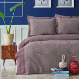 Покрывало с наволочками Nautica Home - Carla bordo бордовый 230х240 см