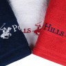 Набор полотенец Beverly Hills Polo Club 355BHP1222 White Dark Blue Red 50x100 см 3 шт