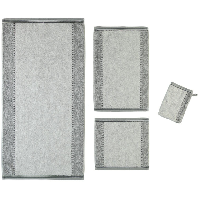Полотенце Cawo Marmor 735 - 76 silber 50х100 см 