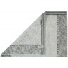 Полотенце Cawo Marmor 735 - 76 silber 50х100 см 