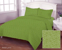 Постельное белье Zastelli Bubble Green бязь евро