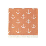 Полотенце Lotus Home Pestemal Anchor orange оранжевое 90х160 см