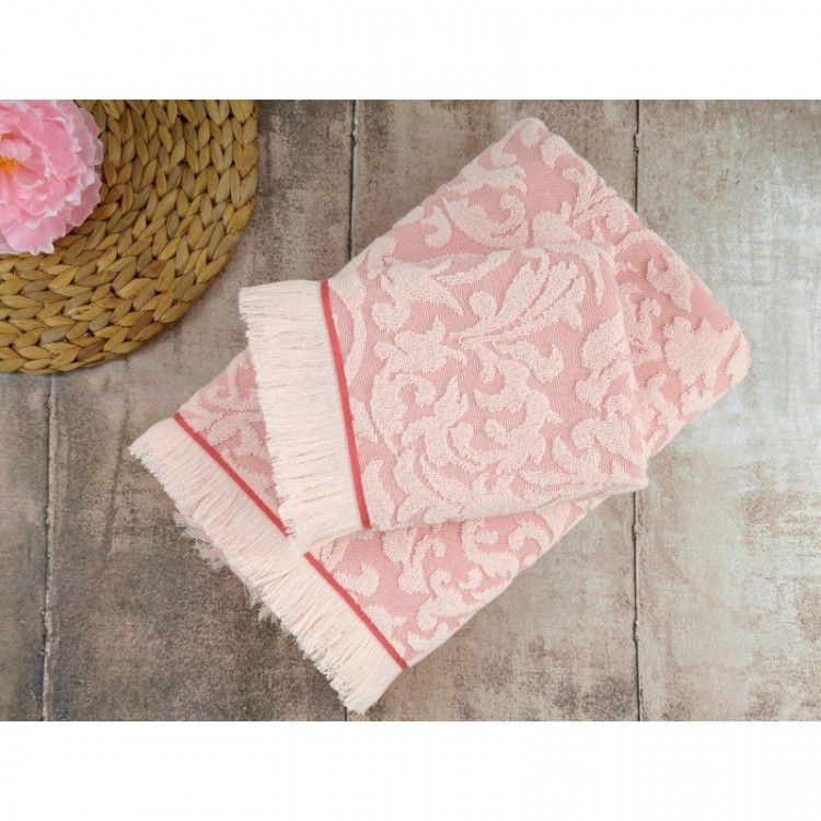 Набор полотенец махровых Irya Royal розовое 50x90 см 2 шт.