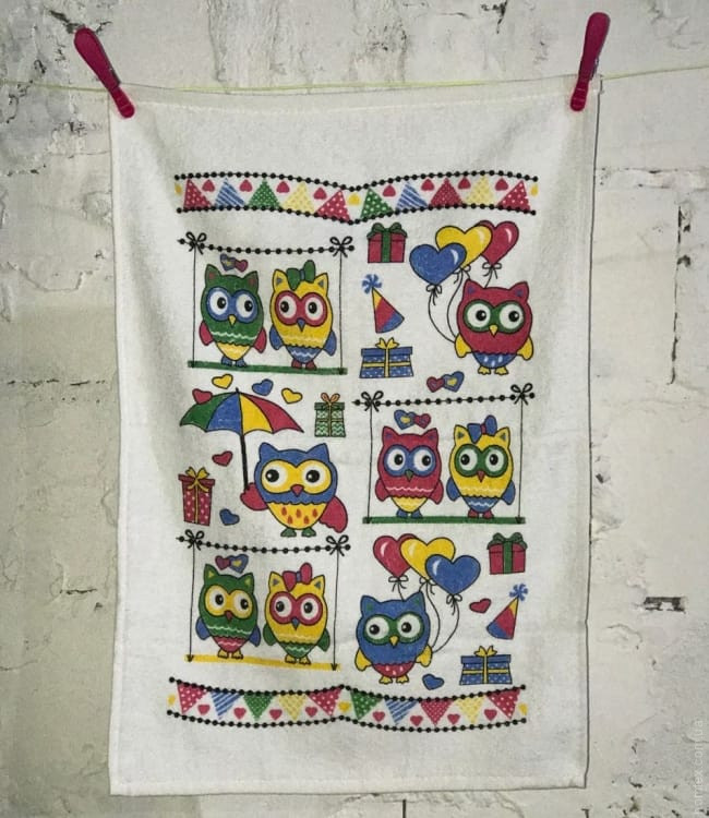 Кухонное полотенце Melih Happy Owls 40x60 см 