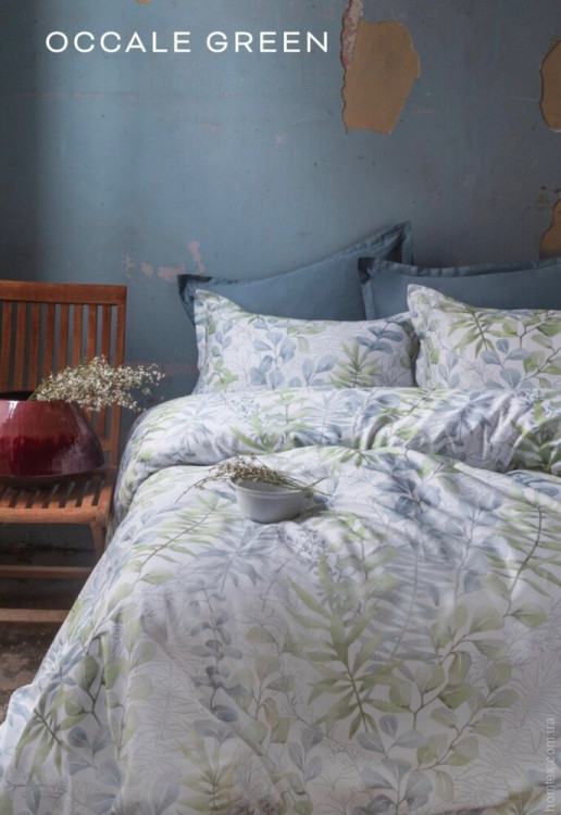 Постельное белье Issimo Home Occale green евро