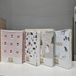 Простынь на резинке c наволочками из фланели Cotton Collection 160х200 см + 25 см, в ассортименте модель 10