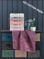 Набор махровых полотенец Cestepe VIP Cotton Yesim из 6 штук 70х140 см 
