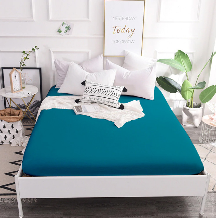 Простынь Mirson 17-4735 Caterina бязь 180x200 см на резинке по периметру