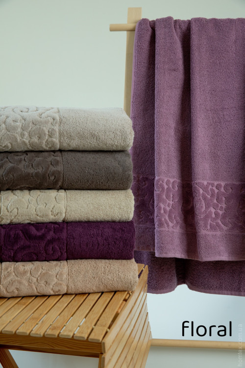 Набір махрових рушників Hanibaba Floral із 6 шт. 100х150 см Набір махрових рушників Hanibaba Floral із 6 шт. 100х150 см