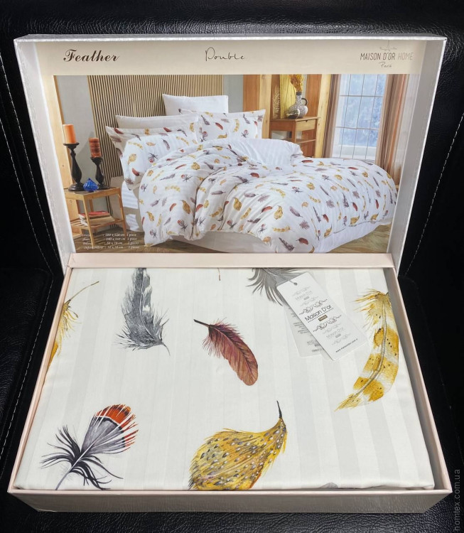 Постільна білизна Maison Dor Feather євро