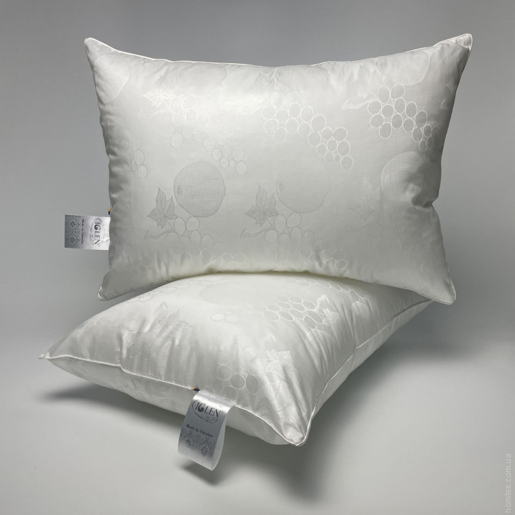 Подушка Iglen антиалергенна зі спеціальним обробленням дамаска,50x50 см