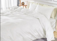 Простынь круглая Almira Mix Вареный Хлопок Премиум Белая d - 250 см