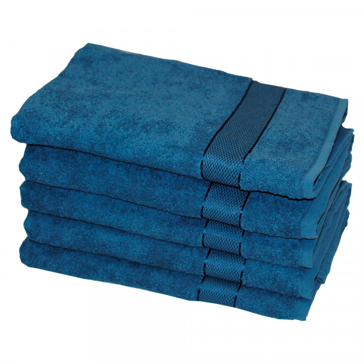 Полотенце махровое SoundSleep Rossa 40x70 см синее