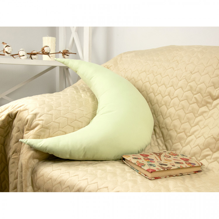 Декоративная подушка Руно Луна салатовая 30x45 см Декоративная подушка Руно Луна салатовая 30x45 см