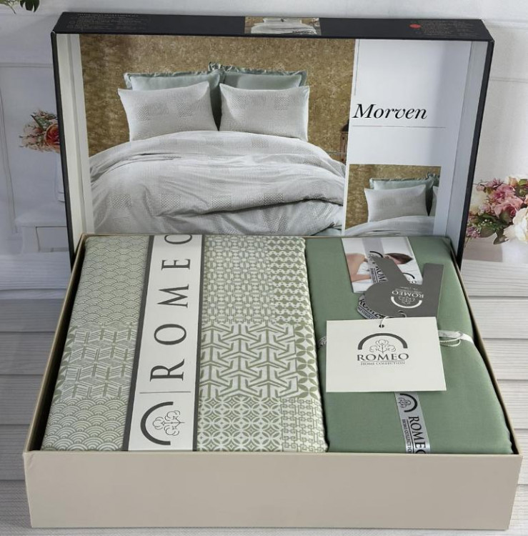 Постільна білизна Romeo Home сатин Morven євро Постільна білизна Romeo Home сатин Morven євро