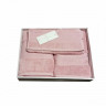 Набор полотенец Maison D'or Exellence rose 30х50 см + 50х100 см + 75х140 см